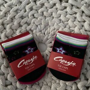 Capezio Multicolor Star Toe Caps 2 pair per pack